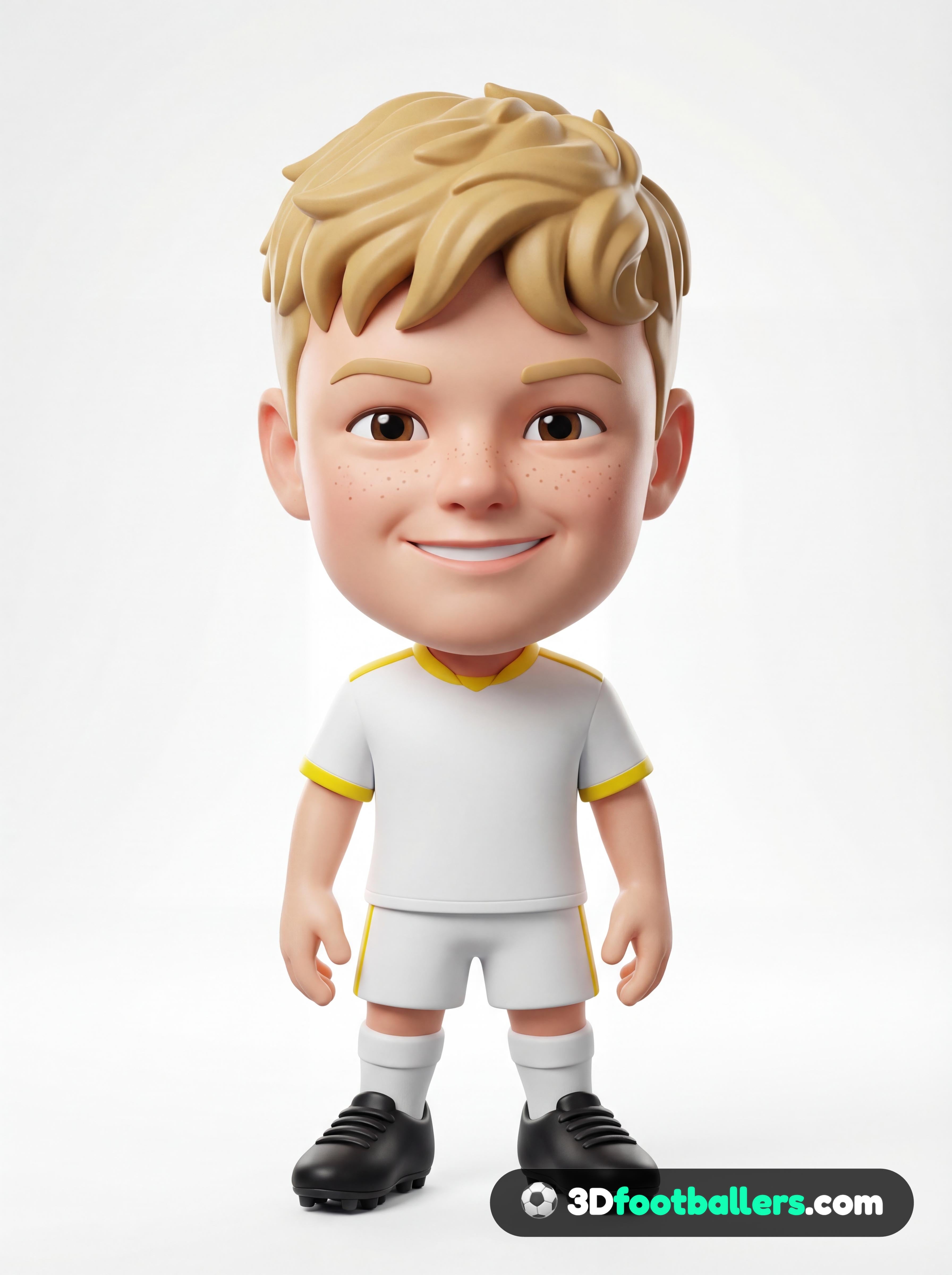 3D Footballer - Big Head